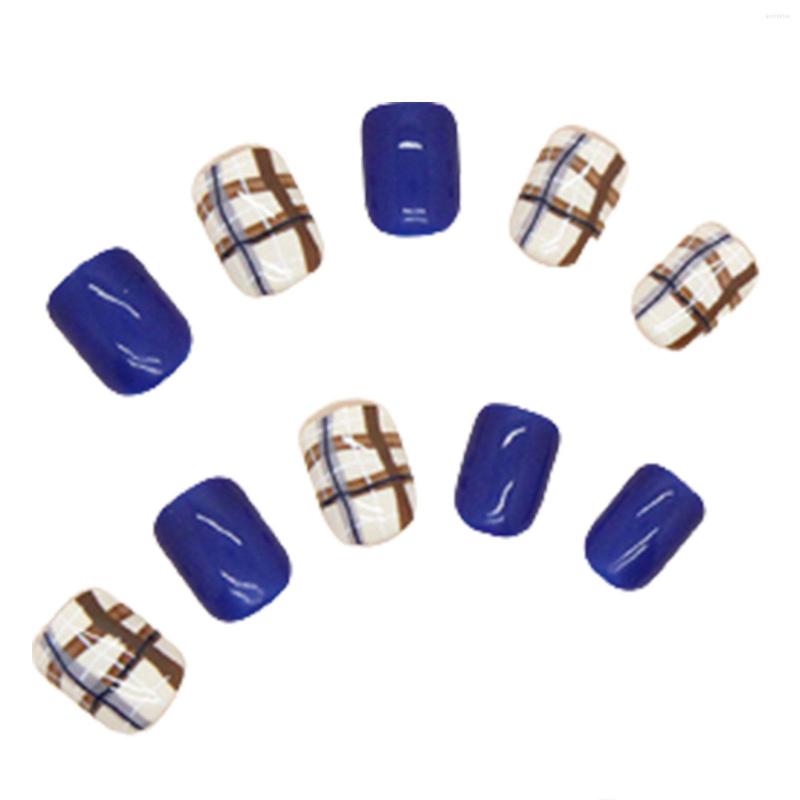 False Nails Temperamental Color Collision Manicure Short Press On Elegant Fingernail Sticker For Nail Extension Art DIY Salon STTX889, Jelly glue model
False Nails Temperamental Color Collision Manicure Short Press On Elegant Fingernail Sticker For Nail Extension Art DIY Salon STTX889, Jelly glue model