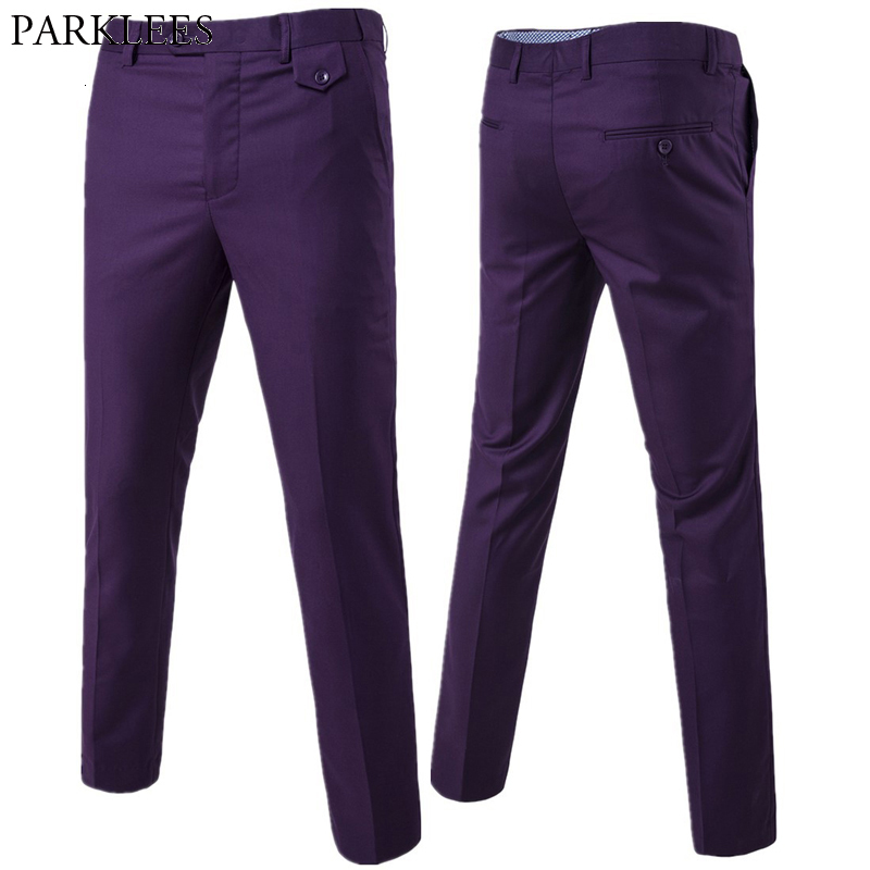 Men Pants Purple Slim Fit Straight Dress Men Brand Formal Office Flat Front Trousers Mens Business Wedding Suit Male 230313, Light blue
Men Pants Purple Slim Fit Straight Dress Men Brand Formal Office Flat Front Trousers Mens Business Wedding Suit Male 230313, Light blue