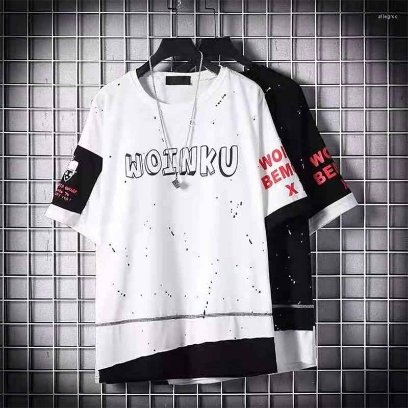Men' T Shirts Short-sleeved T-shirt Korean Trend Hip-hop Loose Wild Half-sleeved Clothes Ins Tide Brand Men, 01
Men' T Shirts Short-sleeved T-shirt Korean Trend Hip-hop Loose Wild Half-sleeved Clothes Ins Tide Brand Men, 01
