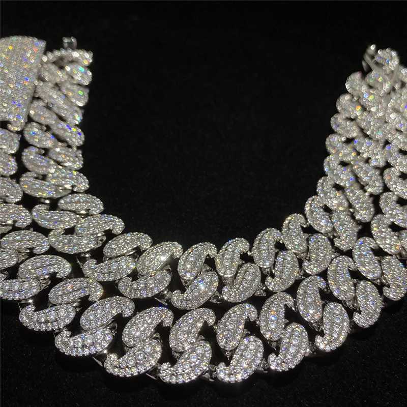 Customized Unique Design 15mm Man Jewelry 925 Silver Cuban Necklace d Color Vvs Moissanite Diamond Hip Hop Cuban Link Chain
Customized Unique Design 15mm Man Jewelry 925 Silver Cuban Necklace d Color Vvs Moissanite Diamond Hip Hop Cuban Link Chain