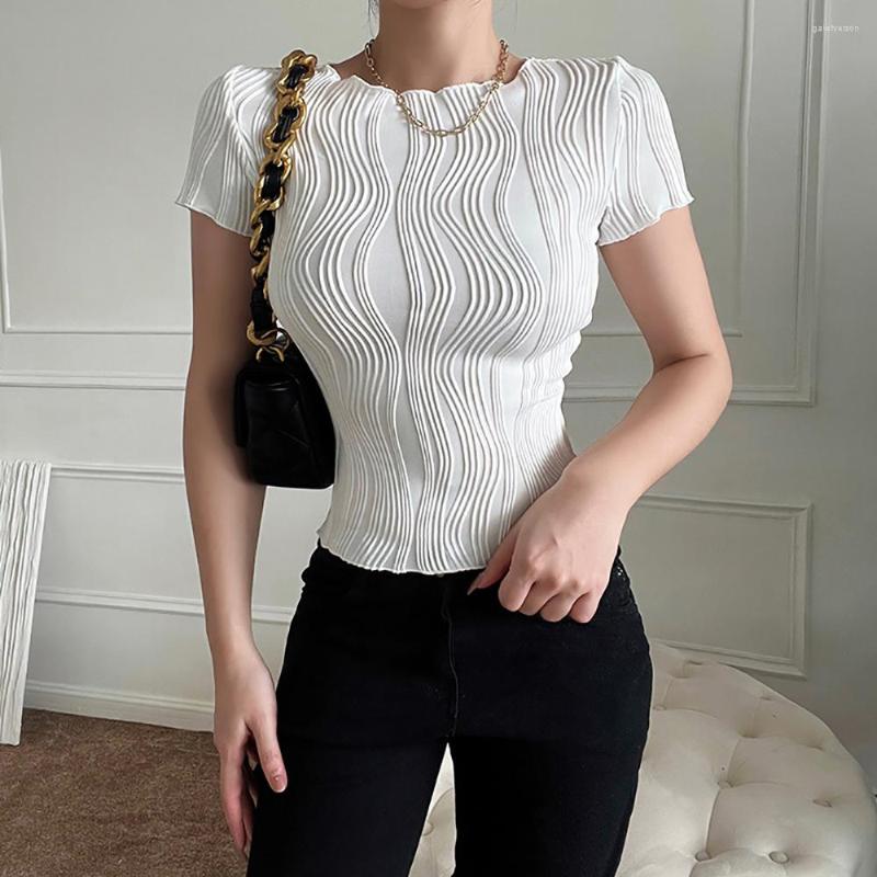 Women' T Shirts 2023 Summer Ruched Short Sleeve Women Casual White Skinny Black Basic Tee Fashion Street Cropped Top Y2K Clothes
Women' T Shirts 2023 Summer Ruched Short Sleeve Women Casual White Skinny Black Basic Tee Fashion Street Cropped Top Y2K Clothes