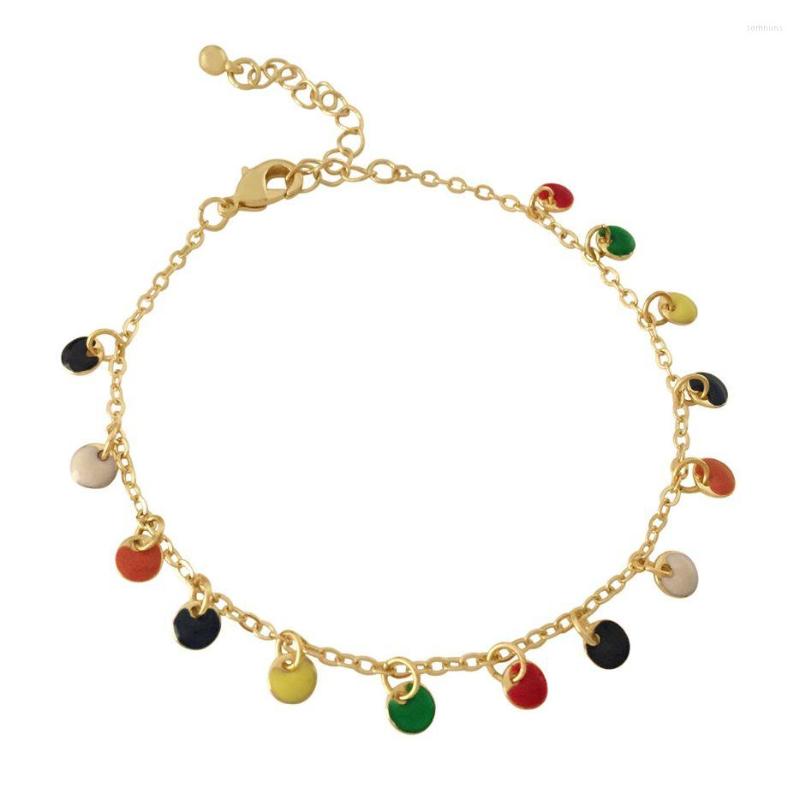 Charm Bracelets Vintage Style Bracelet Gold Color Chain With Small Disk For Women Bohemian Fashion Accessories
Charm Bracelets Vintage Style Bracelet Gold Color Chain With Small Disk For Women Bohemian Fashion Accessories