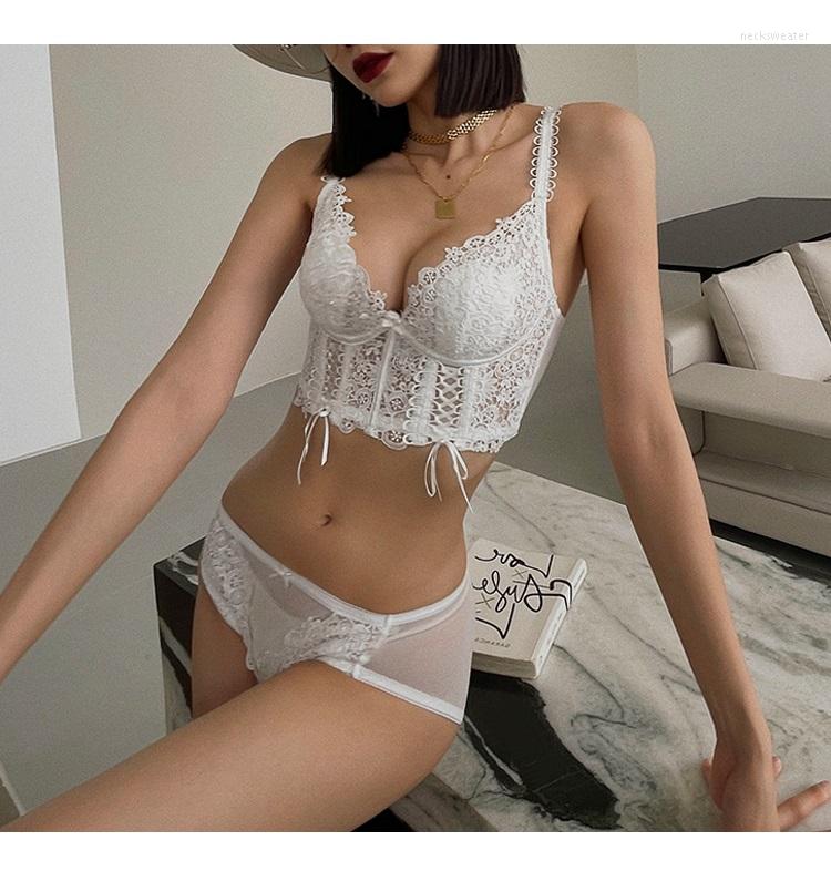 Bras Sets Sexy French Lingerie Women Lace Embroidery Bra And Panty Push Up Brassiere Comfortable Brief Set Gathered Underwear, Black
Bras Sets Sexy French Lingerie Women Lace Embroidery Bra And Panty Push Up Brassiere Comfortable Brief Set Gathered Underwear, Black
