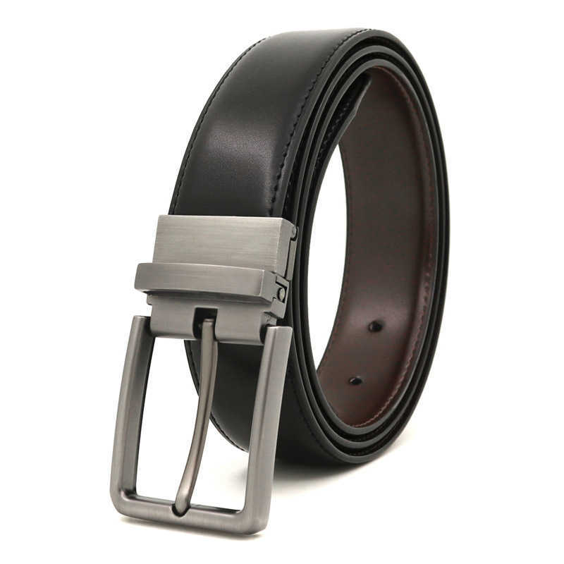 Double-Sided Leather Waist Belt with Rotating Pin Buckle - Fashionable and Versatile Unisex Accessory for All Occasions, Black
Double-Sided Leather Waist Belt with Rotating Pin Buckle - Fashionable and Versatile Unisex Accessory for All Occasions, Black