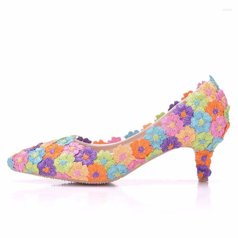 Dress Shoes Lace Flower Wedding Prom 2" Middle Heel Almond Toe Female Single Size 42 Women Comfortable Party, Multicolor 5cm heels
Dress Shoes Lace Flower Wedding Prom 2" Middle Heel Almond Toe Female Single Size 42 Women Comfortable Party, Multicolor 5cm heels