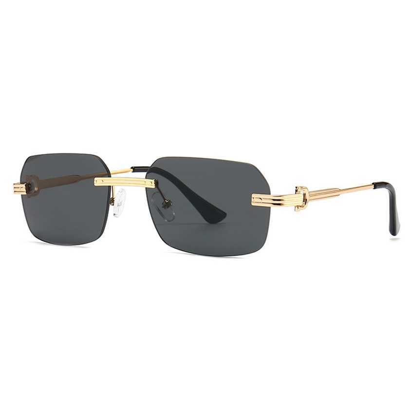 Sunglasses 2023 new 304 style fashionable men and women's small box rimless metal sunglasses show
Sunglasses 2023 new 304 style fashionable men and women's small box rimless metal sunglasses show