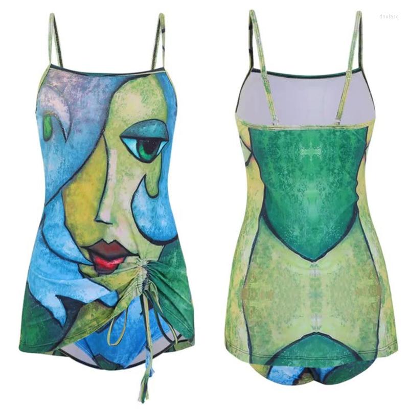 Women' Swimwear Slimming Control Color Print Swimdress 2 Piece Swimsuits Tankini Top 24BD
Women' Swimwear Slimming Control Color Print Swimdress 2 Piece Swimsuits Tankini Top 24BD