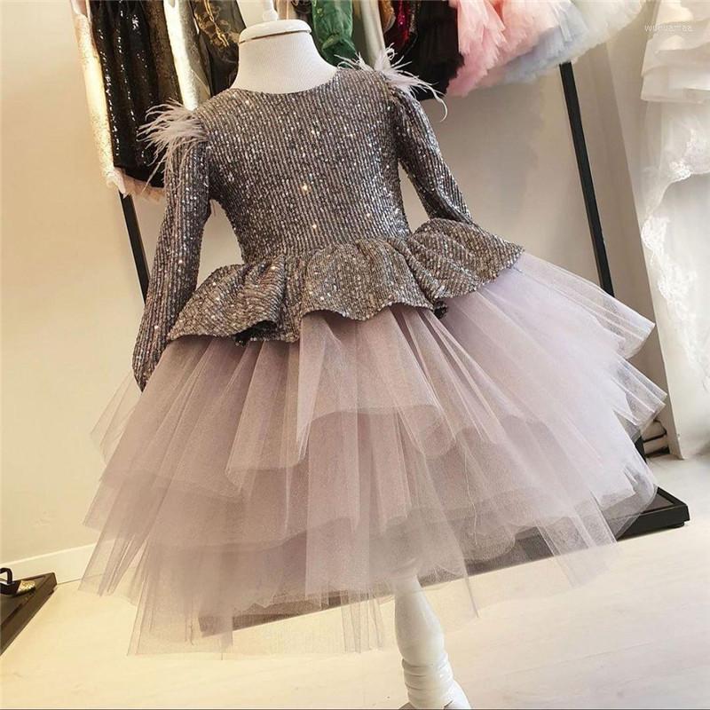 Girl Dresses Glitter Brown Flower Sequin O Neck Puffy For Girls Kids Birthday Party Gown, Red
Girl Dresses Glitter Brown Flower Sequin O Neck Puffy For Girls Kids Birthday Party Gown, Red