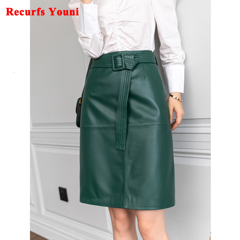 Skirts Women Lace-up Genuine Leather Skirt Female Winter Pure Sheep Skin Knee Length Saias With Belt Feminina Neat Stitches Wrap Jupe 230313, Brown
Skirts Women Lace-up Genuine Leather Skirt Female Winter Pure Sheep Skin Knee Length Saias With Belt Feminina Neat Stitches Wrap Jupe 230313, Brown