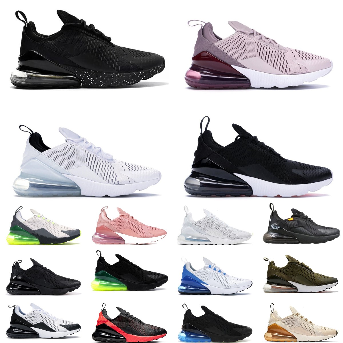 NEW 270 270s running shoes des chaussure men women University Blue Black Volt Core White Rainbow Grape Medium Olive Hot Punch mens trainers womens outdoor sneakers, Bubble column
NEW 270 270s running shoes des chaussure men women University Blue Black Volt Core White Rainbow Grape Medium Olive Hot Punch mens trainers womens outdoor sneakers, Bubble column