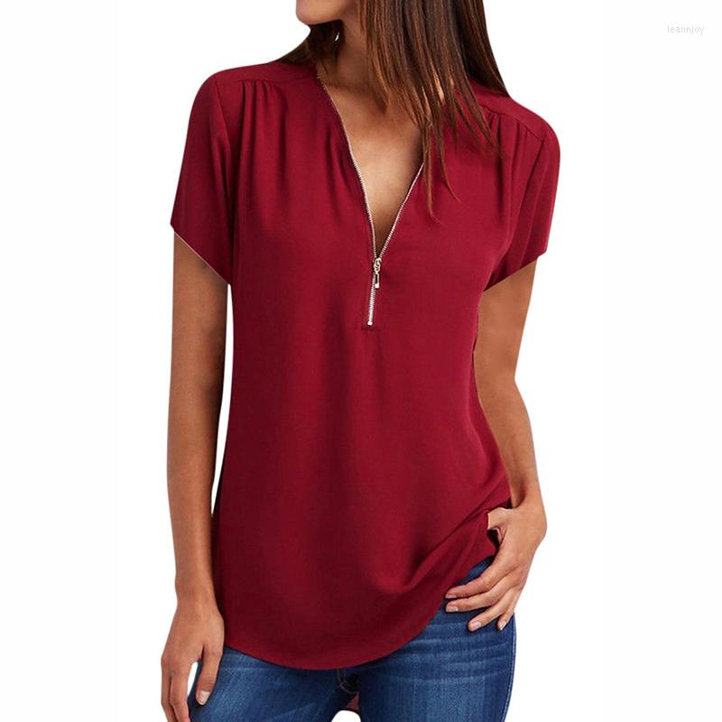 Women' Blouses Fashion V-neck Shirt Zipper Short Sleeve Women And Tops Woman 2023 Summer -5xl Chiffon Casual Shirts Ladies, Blue
Women' Blouses Fashion V-neck Shirt Zipper Short Sleeve Women And Tops Woman 2023 Summer -5xl Chiffon Casual Shirts Ladies, Blue