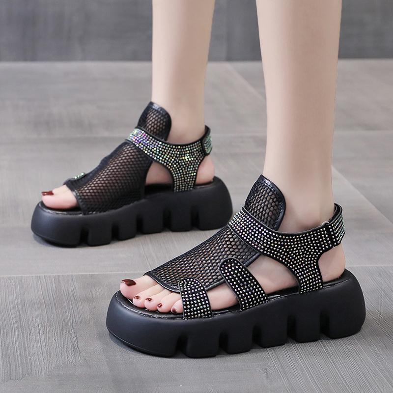 Sandals Chunky Women Shoes 2023 Summer Fashion Thick Bottom Open Toe Wedges Platform Woman Sports Beach Sandalias Mujer, 5252 brown
Sandals Chunky Women Shoes 2023 Summer Fashion Thick Bottom Open Toe Wedges Platform Woman Sports Beach Sandalias Mujer, 5252 brown