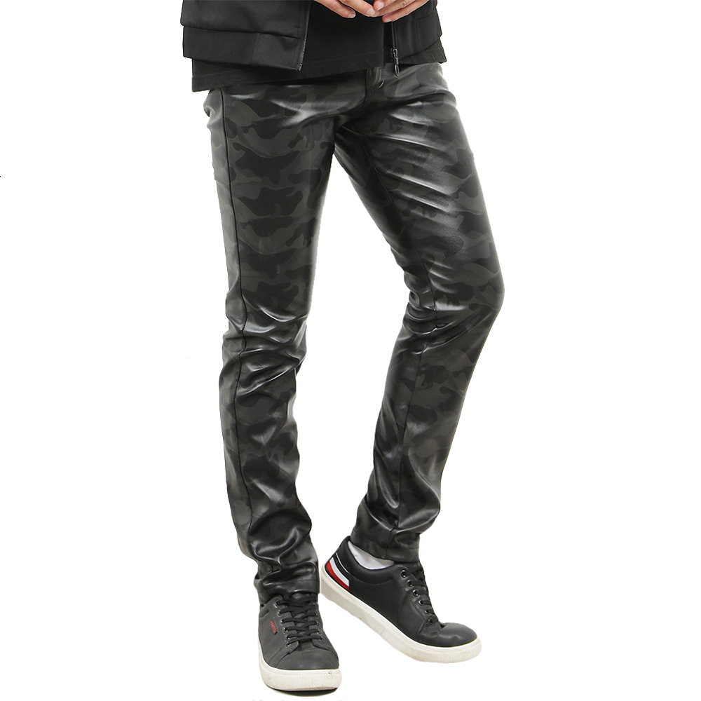 Men s Pants TSINGYI Camouflage Moto Skinny Elastic Faux Leather Camo Black PU Leathers Trousers Four Seasons Brand Clothing 230313, 206 balck
Men s Pants TSINGYI Camouflage Moto Skinny Elastic Faux Leather Camo Black PU Leathers Trousers Four Seasons Brand Clothing 230313, 206 balck