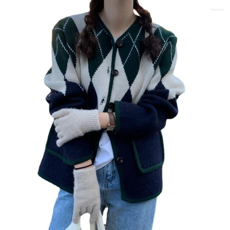 Women's Knits Korea Version Retro Vintage Long-sleeved Knitted Cardigan Women's Autumn Winter 2023 Sweater Slim Jacket Coat Wholesale, Green
Women's Knits Korea Version Retro Vintage Long-sleeved Knitted Cardigan Women's Autumn Winter 2023 Sweater Slim Jacket Coat Wholesale, Green
