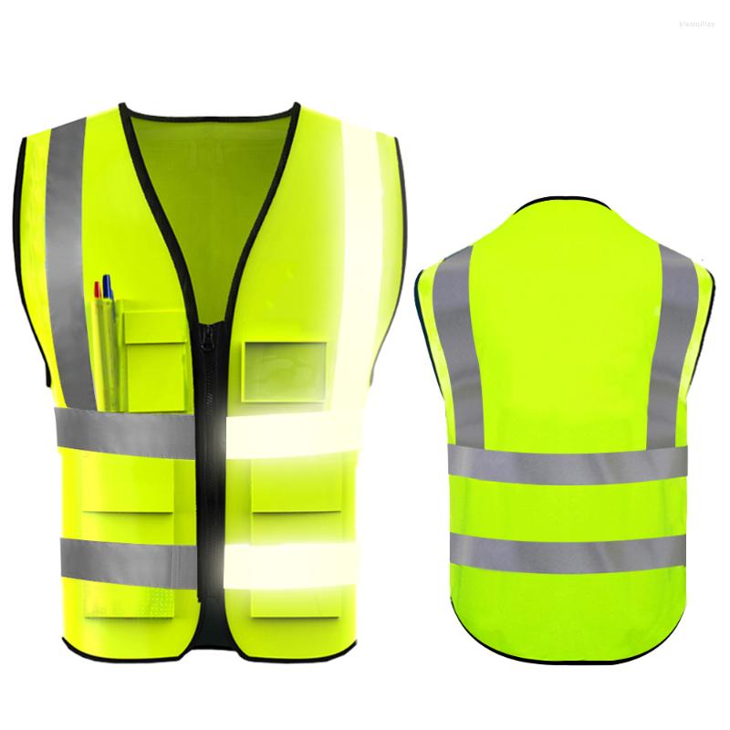 Women' Vests Safety Vest With Reflective Strips For Engineer Construction Hi Vis 5 Pockets Outdoor Industrial Work Men, Black
Women' Vests Safety Vest With Reflective Strips For Engineer Construction Hi Vis 5 Pockets Outdoor Industrial Work Men, Black