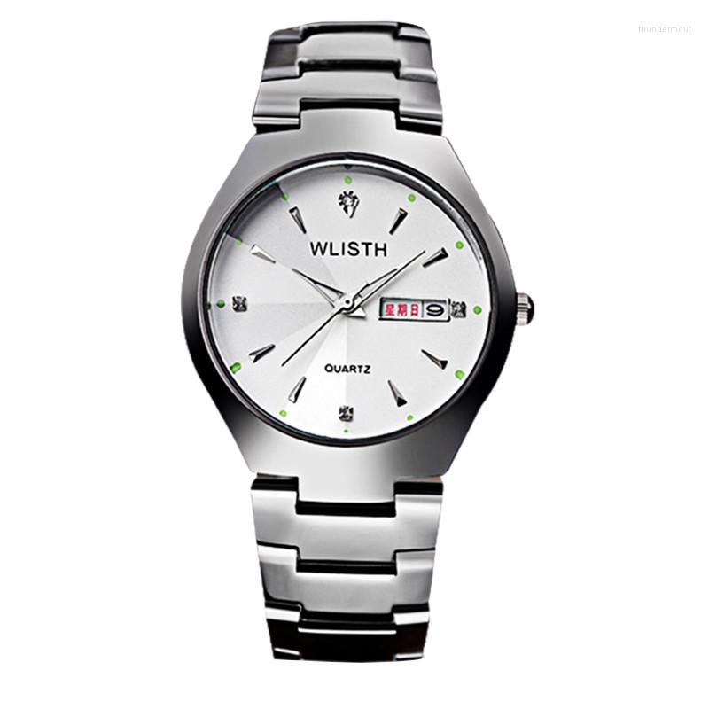 Wristwatches 2023 Casual Charm Men's Exquisite Gold Quartz Watch Bright Silver White Strap Birthday Gift Alloy, Silver black face
Wristwatches 2023 Casual Charm Men's Exquisite Gold Quartz Watch Bright Silver White Strap Birthday Gift Alloy, Silver black face