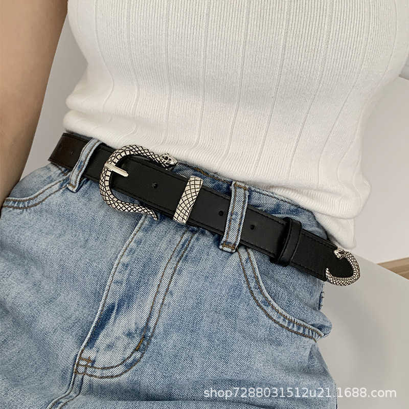 Waist Chain Belts Buckles Men's Women's Personalized belt Womens simple trend Cool style trouser belt South Korean casual decoration ins Small minority trouser belt C, Black
Waist Chain Belts Buckles Men's Women's Personalized belt Womens simple trend Cool style trouser belt South Korean casual decoration ins Small minority trouser belt C, Black