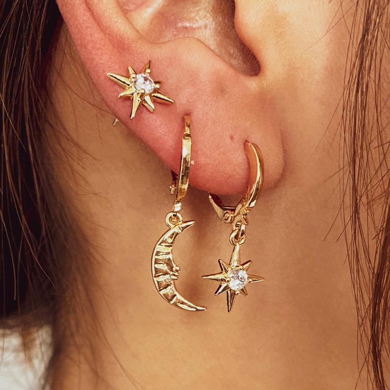 Dangle Earrings & Chandelier 2023 Arrival Fashion Classic Geometric Women Asymmetric Of Star And Moon Female Korean JewelryDangle
Dangle Earrings & Chandelier 2023 Arrival Fashion Classic Geometric Women Asymmetric Of Star And Moon Female Korean JewelryDangle