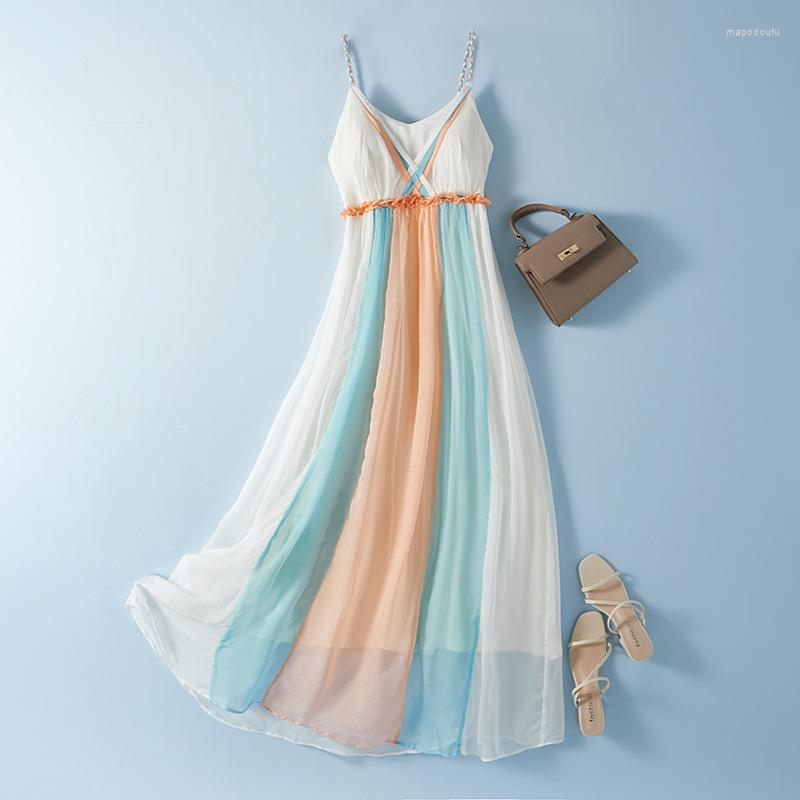Casual Dresses Summer Dress Women 2023 Fashion Silk Elegant Maxi For Clothing Camisole Sexy White Vestidos De Mujer
Casual Dresses Summer Dress Women 2023 Fashion Silk Elegant Maxi For Clothing Camisole Sexy White Vestidos De Mujer