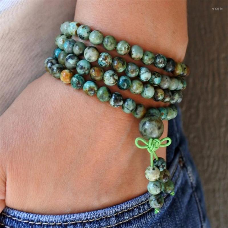 Chains 6mm African Turquoise 108 Beads Handmade Tassel Necklace Bracelet Japa Classic Retro Chakra Yoga Wristband Spirituality
Chains 6mm African Turquoise 108 Beads Handmade Tassel Necklace Bracelet Japa Classic Retro Chakra Yoga Wristband Spirituality