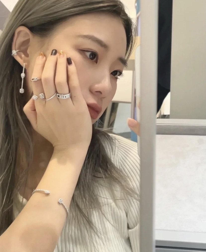 Unique Stud Earring AAAAA Zircon 925 sterling Charm silver Jewelry Engagement Wedding Earrings Cuff for Women Promise Birthday Gift
