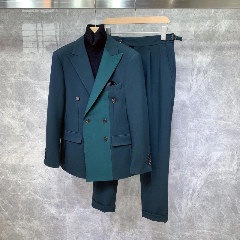 Men's Suits 2023 Fashion Arrival Men Business Double Breasted Suit Male Loose Two Pieces Set Blazers Jacket Pants Trousers H248, Molvse
Men's Suits 2023 Fashion Arrival Men Business Double Breasted Suit Male Loose Two Pieces Set Blazers Jacket Pants Trousers H248, Molvse