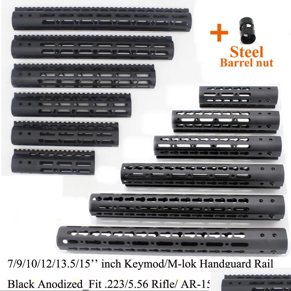 Others Tactical Accessories Black 7/9/10/12/13 5/15 Inch Keymod/Mlok Handguard Rail Float Mount System With Steel Barrel Nut Drop De Dhuf4
Others Tactical Accessories Black 7/9/10/12/13 5/15 Inch Keymod/Mlok Handguard Rail Float Mount System With Steel Barrel Nut Drop De Dhuf4