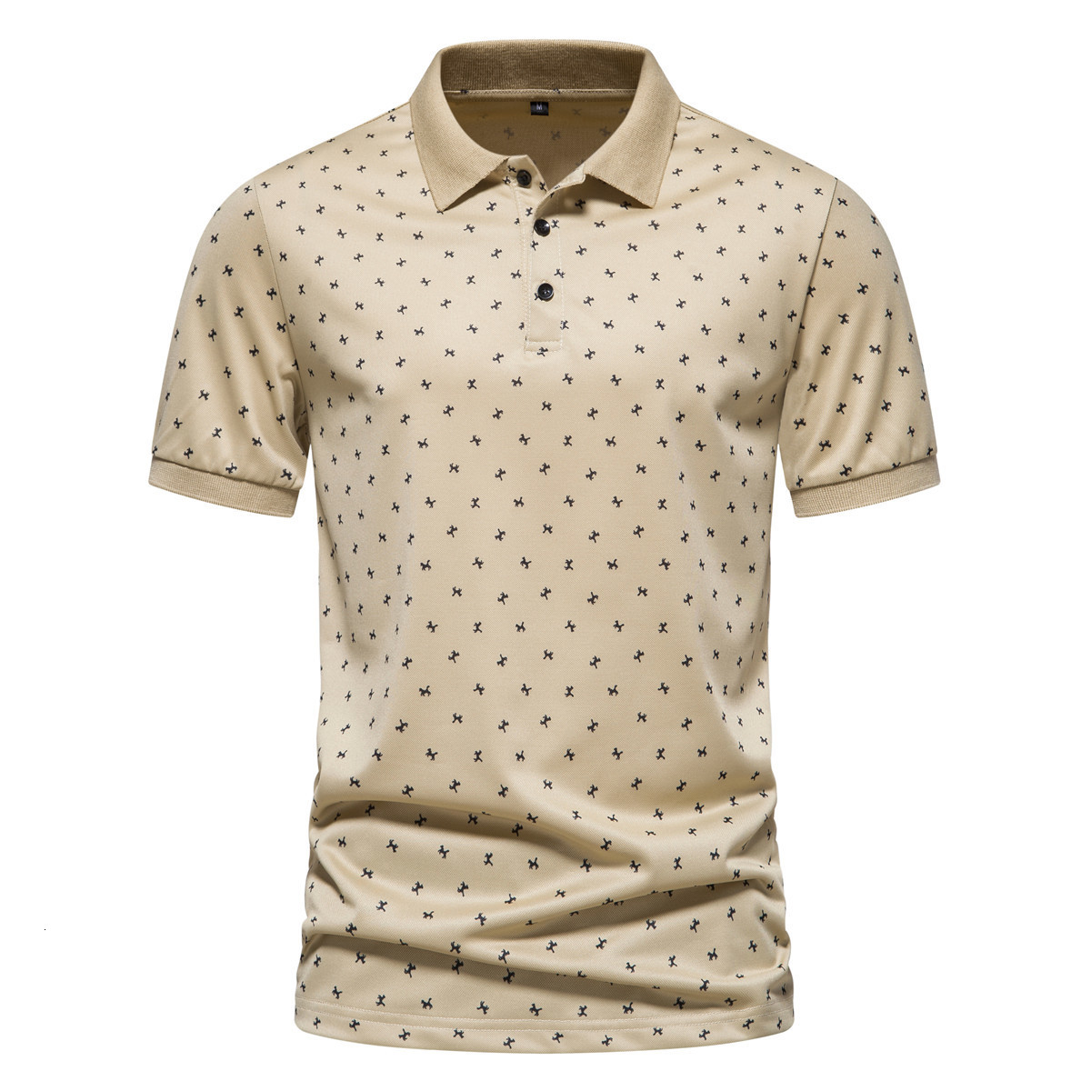 Men' Polos 2023 Spring and Summer Printed Casual Polo Shirt Business Shortsleeved 230311, Pl93-khaki
Men' Polos 2023 Spring and Summer Printed Casual Polo Shirt Business Shortsleeved 230311, Pl93-khaki