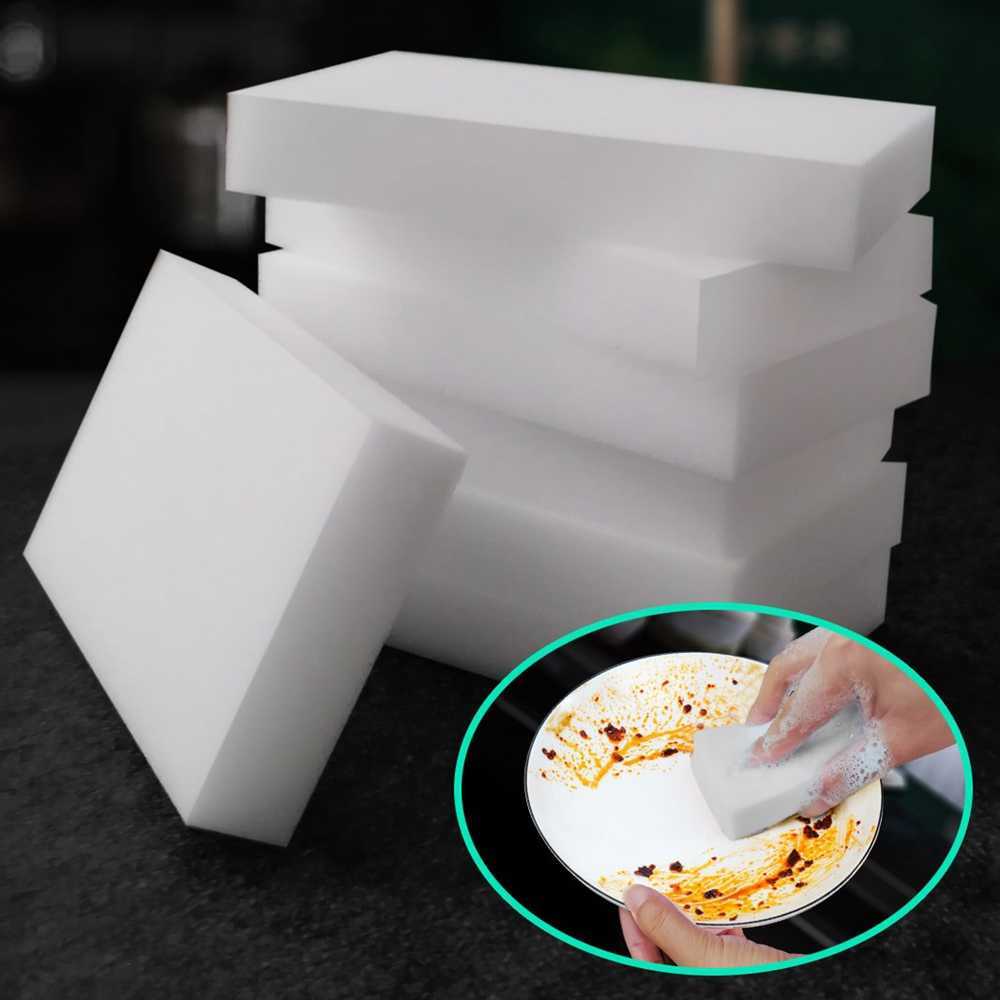 New 30/50/100 Pcs Melamine Sponge Magic Sponge Cleaner Eraser Melamine Sponge Cleaning for Kitchen Bathroom Supplies Cleaning Tool