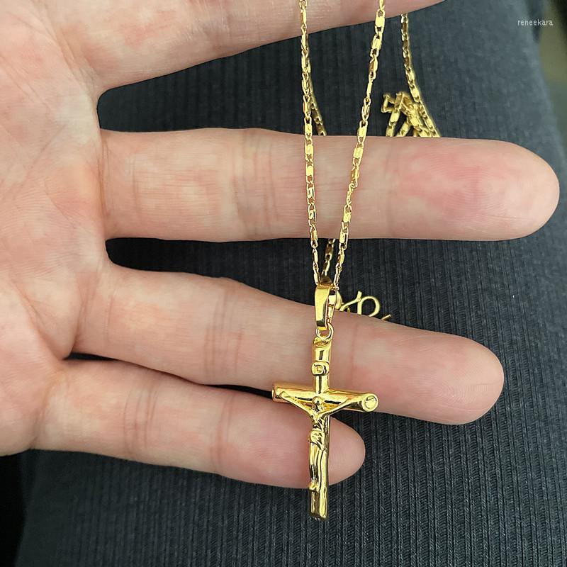Chains NUMBOWAN Brand Authentic 24k Gold Necklace Plated Cross Women & Men Couple Jewelry Gifts
Chains NUMBOWAN Brand Authentic 24k Gold Necklace Plated Cross Women & Men Couple Jewelry Gifts
