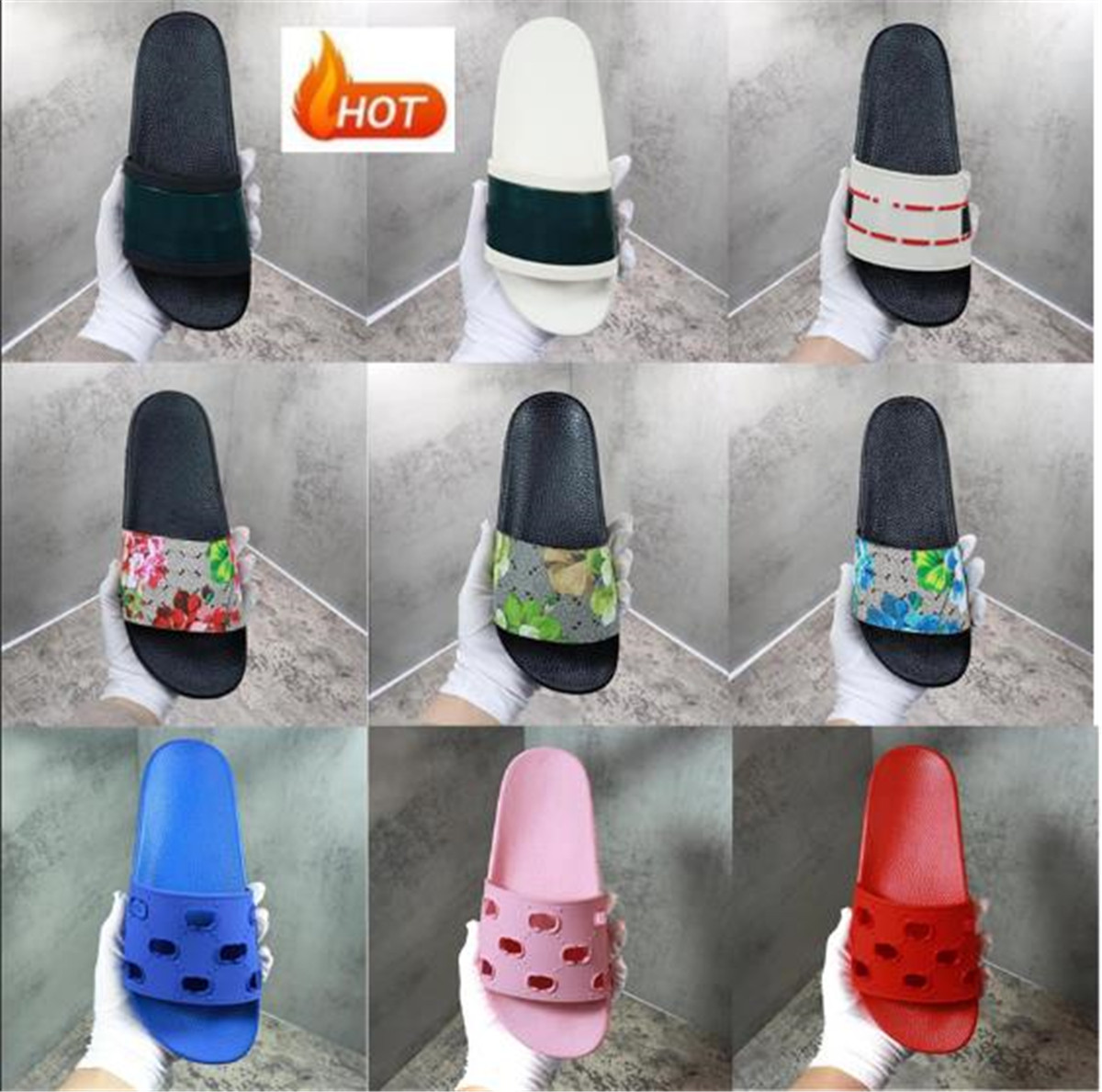 Mens Designers Slides Womens Slippers Fashion Luxurys Floral Slipper Leather Rubber Flats Sandals Summer Beach Shoes Loafers Gear Bottoms Sliders EUR 36-46
Mens Designers Slides Womens Slippers Fashion Luxurys Floral Slipper Leather Rubber Flats Sandals Summer Beach Shoes Loafers Gear Bottoms Sliders EUR 36-46