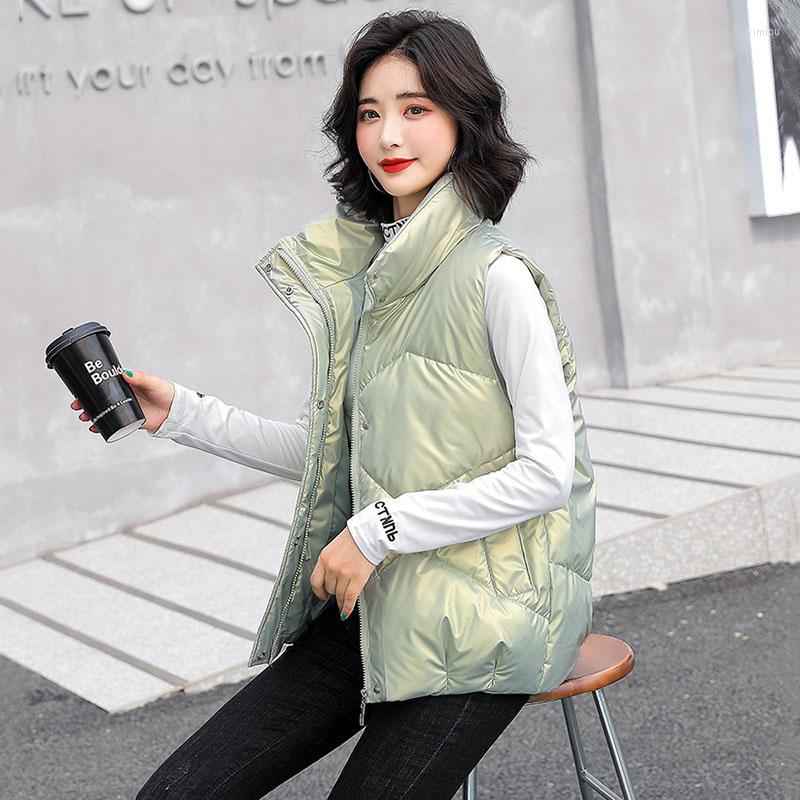 Women's Vests 2023 Winter Jacket Women Parkas Glossy Down Cotton Women's Vest Coat Female Korean Students Short Warm Waistcoat Parka Top, Black
Women's Vests 2023 Winter Jacket Women Parkas Glossy Down Cotton Women's Vest Coat Female Korean Students Short Warm Waistcoat Parka Top, Black