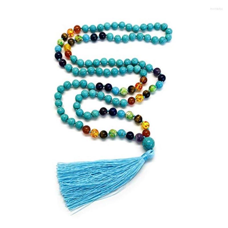 Chains FYJS Unique Handmade Classic Tassels Conneclt 6 Mm Long Round Beads Chain Necklace Green Turquoises Stone Chakra Jewelry
Chains FYJS Unique Handmade Classic Tassels Conneclt 6 Mm Long Round Beads Chain Necklace Green Turquoises Stone Chakra Jewelry