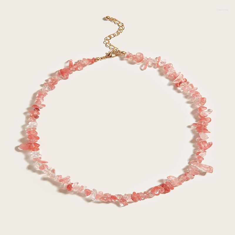 Chains Bohemian Natural Stone Bead Choker Vintage Sweet Necklace Bridal Handmade Irregular Ladies Jewelry Collar Party Gift
Chains Bohemian Natural Stone Bead Choker Vintage Sweet Necklace Bridal Handmade Irregular Ladies Jewelry Collar Party Gift