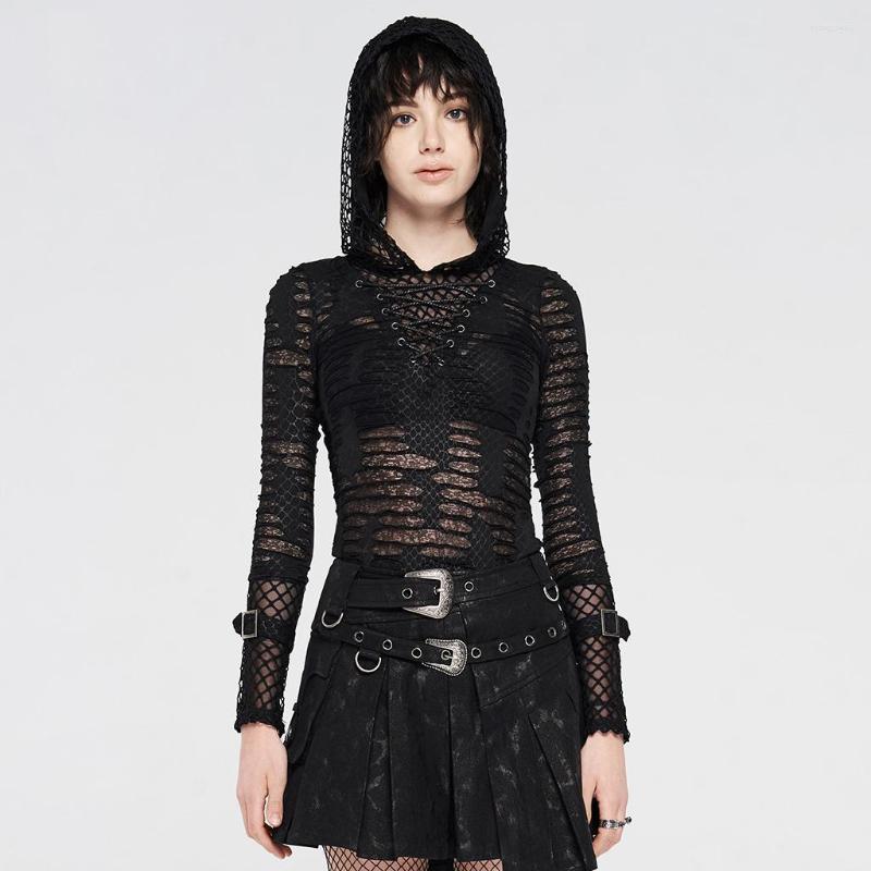 Women's T Shirts PUNKRAVE Women's Shirt Punk Perspective Sexy Printed Knit Long Sleeve T-shirt Visual Effect Daily Wear Slim Hooded, Wt-628-black
Women's T Shirts PUNKRAVE Women's Shirt Punk Perspective Sexy Printed Knit Long Sleeve T-shirt Visual Effect Daily Wear Slim Hooded, Wt-628-black
