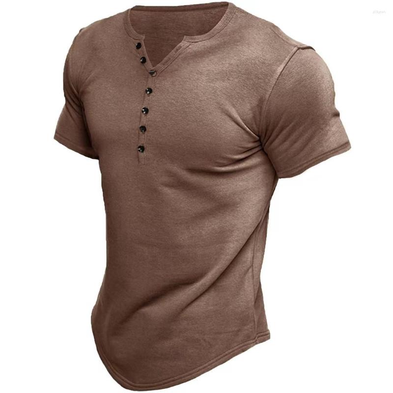 Men' T Shirts T-Shirt Summer Solid Men' Clothing Top Elastic Cotton Button Fashion Simple Short Sleeve, Tt03
Men' T Shirts T-Shirt Summer Solid Men' Clothing Top Elastic Cotton Button Fashion Simple Short Sleeve, Tt03