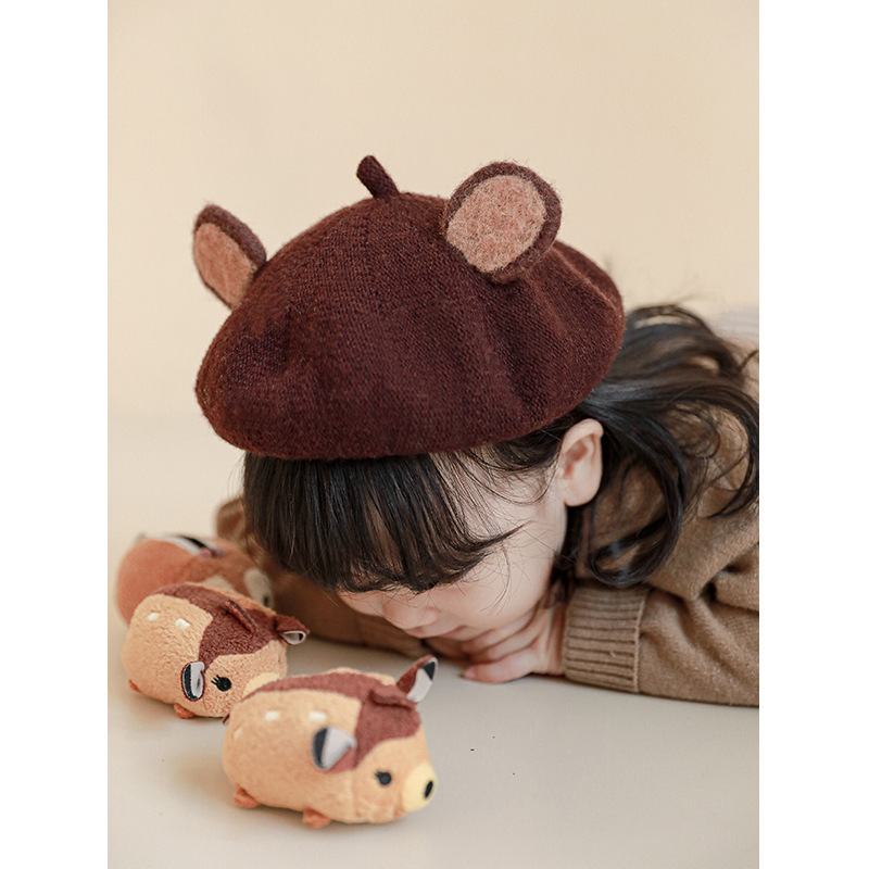 Caps Hats Girls Cute Handmade Wool Felt Ear Beret Spring Autumn Children's Hat 230313, Maroon
Caps Hats Girls Cute Handmade Wool Felt Ear Beret Spring Autumn Children's Hat 230313, Maroon