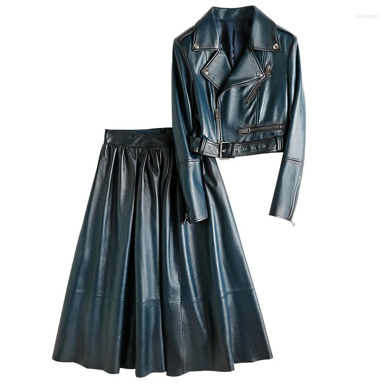 Women' Leather 2023 Real Jacket Women Motorcycle Jackets Fall Winter Trend Womens Sheepskin Coat Ladies Genuine Skirt, F007
Women' Leather 2023 Real Jacket Women Motorcycle Jackets Fall Winter Trend Womens Sheepskin Coat Ladies Genuine Skirt, F007