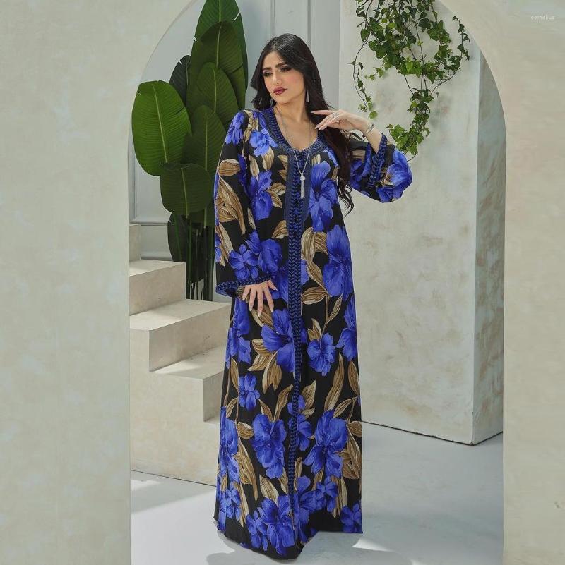 Ethnic Clothing Kaftans Abaya Blue Dubai Turkey Islam Arabic Muslim Dress Evening Dresses For Women Caftan Robe Femme Musulmane Longue
Ethnic Clothing Kaftans Abaya Blue Dubai Turkey Islam Arabic Muslim Dress Evening Dresses For Women Caftan Robe Femme Musulmane Longue