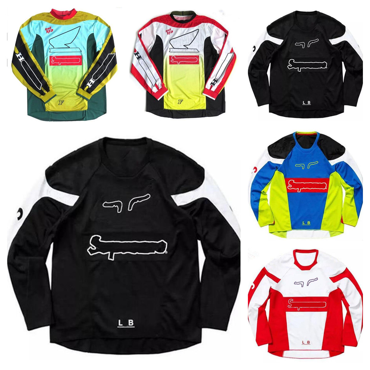 Motorcycle racing suit new cross-country riding speed surrender downhill jersey with the same custom
Motorcycle racing suit new cross-country riding speed surrender downhill jersey with the same custom