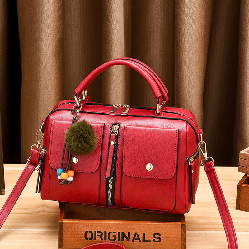 Handbag Fashion 2023 New Shoulder Bag European and American Fashion PU Leather Pillow Bag Crossbody Bag, 25cm*12.5cm*18cm
Handbag Fashion 2023 New Shoulder Bag European and American Fashion PU Leather Pillow Bag Crossbody Bag, 25cm*12.5cm*18cm
