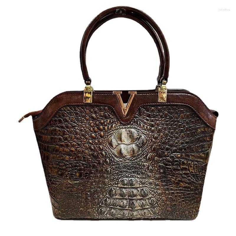 Evening Bags 2023 Fashion Crocodile Pattern Women's Handbag High Quality Shoulder Bag Designer Luxury, Brown
Evening Bags 2023 Fashion Crocodile Pattern Women's Handbag High Quality Shoulder Bag Designer Luxury, Brown