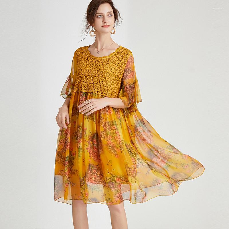 Party Dresses Summer Womens Casual Fairy Dress Loose Fashion Chiffon Pactwork Elegant Short Sleeve Print High Waist Round Neck, Blue
Party Dresses Summer Womens Casual Fairy Dress Loose Fashion Chiffon Pactwork Elegant Short Sleeve Print High Waist Round Neck, Blue