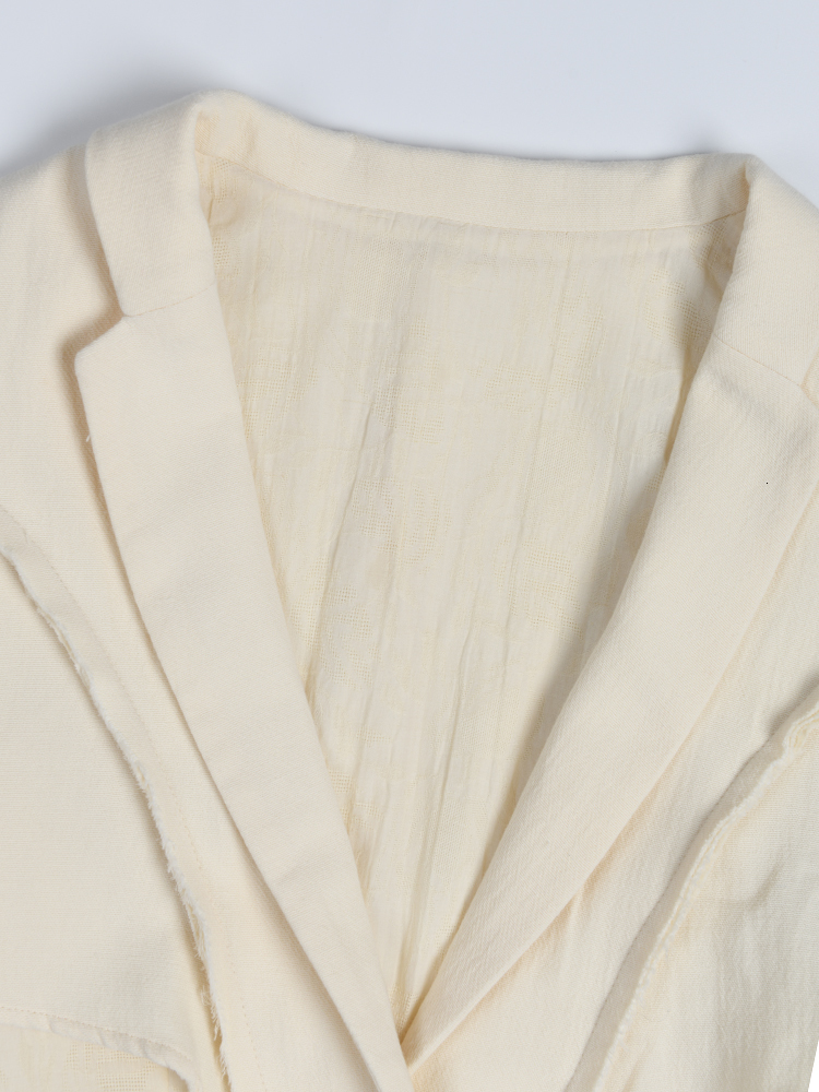 Casual Dresses EAM Women Beige Pleated Liene Long Elegant Dress Lapel Neck Long Sleeve Loose Fit Fashion Spring Autumn 3W6617 230313