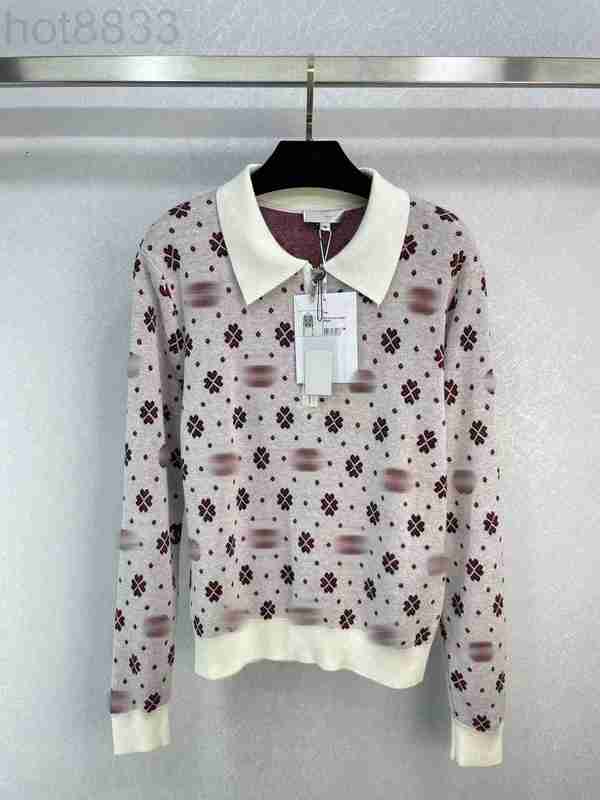 Women' Sweaters Designer 2023 New Spring Summer Milan Runway Lapel Neck Long Sleeve High End Jacquard Pullover Tops XVJA, Customize
Women' Sweaters Designer 2023 New Spring Summer Milan Runway Lapel Neck Long Sleeve High End Jacquard Pullover Tops XVJA, Customize