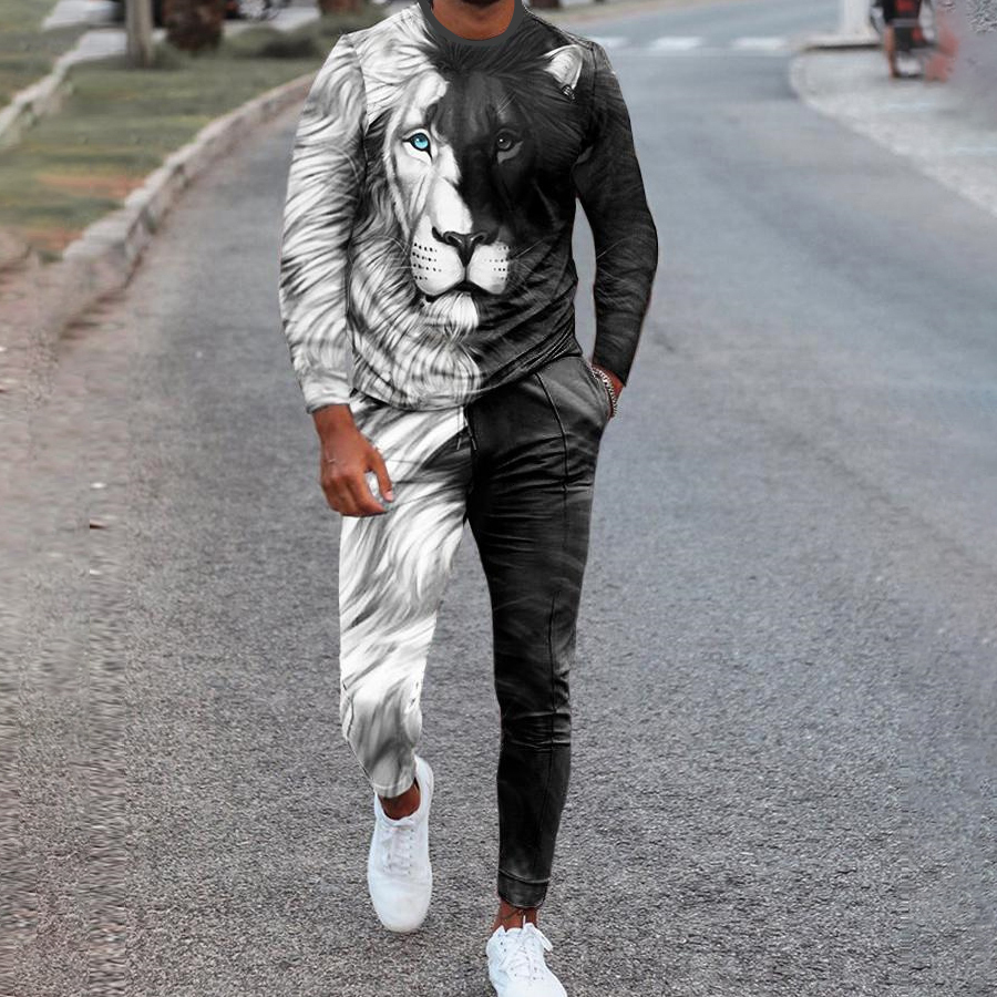 Men' Tracksuits The Lion King Men' Set Casual Sportswear Running Suit Men Long-sleeved Autumn T-shirtSports Tracksuit 2-Piece Plus Size Set 230313, Tc1133
Men' Tracksuits The Lion King Men' Set Casual Sportswear Running Suit Men Long-sleeved Autumn T-shirtSports Tracksuit 2-Piece Plus Size Set 230313, Tc1133