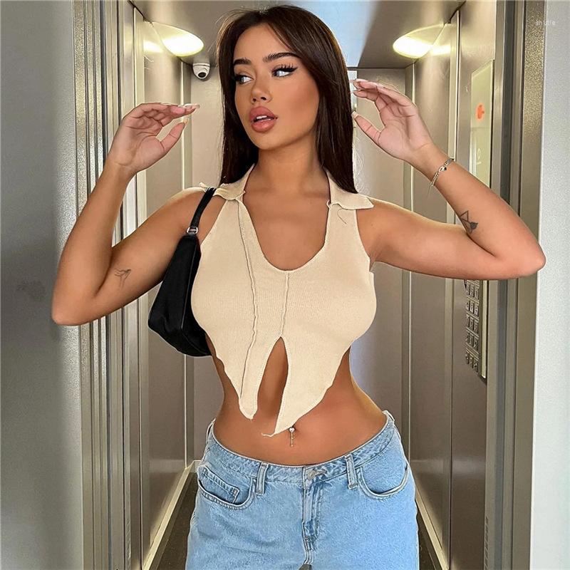 Women' Tanks Ins European And American Style 2023 Summer Fashion Lapel Low-Cut Design Sense Navel Slim Vest Women, Black
Women' Tanks Ins European And American Style 2023 Summer Fashion Lapel Low-Cut Design Sense Navel Slim Vest Women, Black