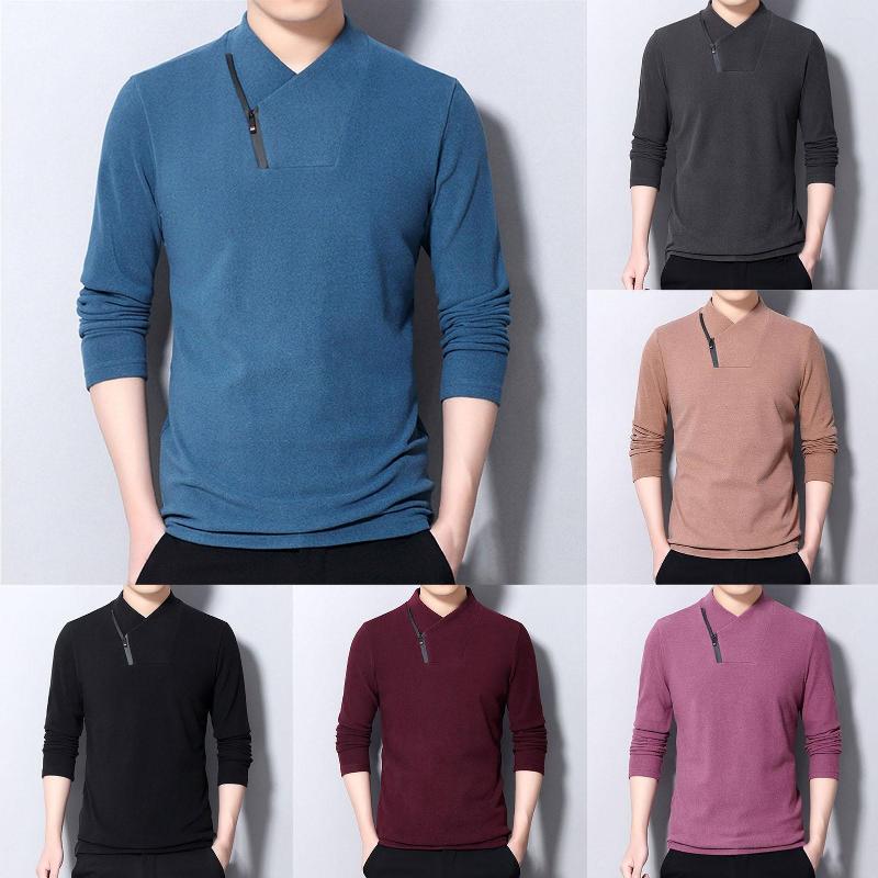 Men's T Shirts Men Fashion Long Sleeve Hooded Sweatshirt Autumn Winter Mock Neck Zipper Letter Base T-shirt, Black
Men's T Shirts Men Fashion Long Sleeve Hooded Sweatshirt Autumn Winter Mock Neck Zipper Letter Base T-shirt, Black