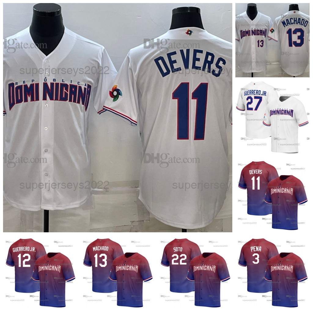 2023 Dominican Republic World Baseball Classic Jerseys Wander Franco Rafael Devers Juan Soto Manny Machado Julio Rodriguez Jeremy Pena Nelson Cruz Willy Adames, Red mens s-3xl
2023 Dominican Republic World Baseball Classic Jerseys Wander Franco Rafael Devers Juan Soto Manny Machado Julio Rodriguez Jeremy Pena Nelson Cruz Willy Adames, Red mens s-3xl