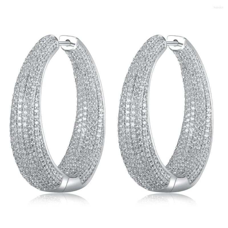 Hoop Earrings GrayBirds Large In Gold And White Color Micro Setting High Quality Clear CZ Big Sexy Ladies Jewelry MLE019
Hoop Earrings GrayBirds Large In Gold And White Color Micro Setting High Quality Clear CZ Big Sexy Ladies Jewelry MLE019